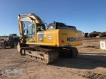 Used Excavator for Sale,Back corner of used Komatsu,Used Excavator in yard for Sale